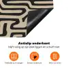 Grafisch - Lijnen - Zwart Inductie beschermer vinyl 3mm klein 276 -zzzzzzz-td-onderkant