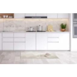 Vlinder - Bloem -Natuur - Beige Keukenloper - keukenmat middel -sfeer3