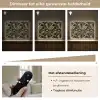 Botanisch - Bladeren - Groen Light Box met batterij (Wandlamp) middel 907 -USP_dimbaarNL
