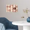 Macarons - Beige - Bruin poster papier klein -sfeer3