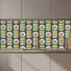 Retro - Bloemen - Scandinavisch keuken achterwand 2 middel 871 zz_3dshopping