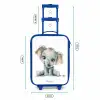 Baby olifant Kinderkoffer - Blauw klein -productfoto_formaten
