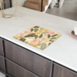 Patroon - Bloemen - Kleurrijk Inductie beschermer vinyl 3mm middel -sfeer8