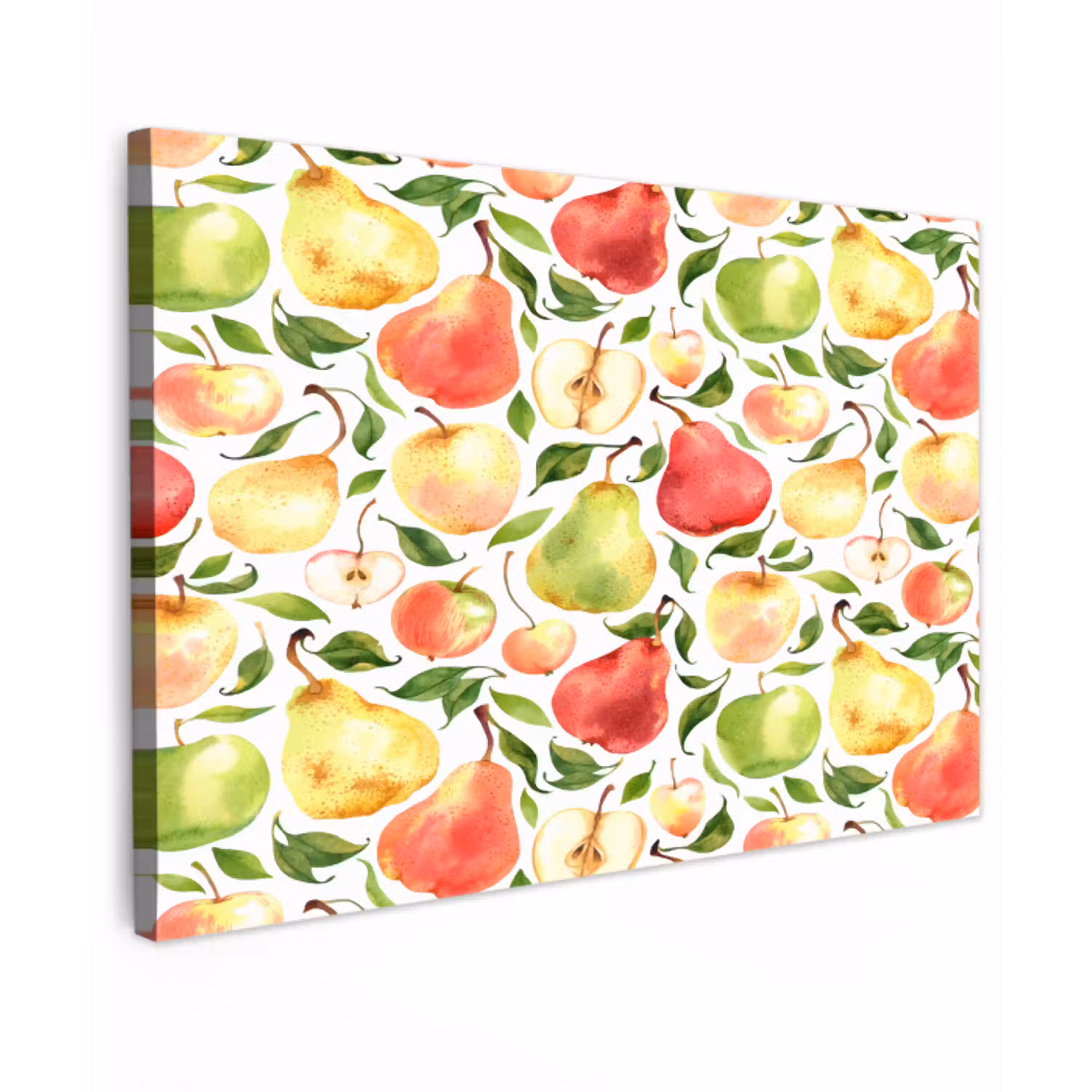 Schilder - Appels - Peren Tuinposter op houten frame 2 cm dik klein 845 -3d