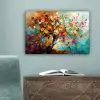 Boom - Abstract - Kleurrijk - Bloemen canvas 2cm klein -sfeer4