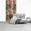 Zomers - Kleurrijk - Patroon - Bloemen fotobehang vinyl groot 64 -slaapkamer