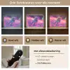Astronaut - Neon - Roze - Wolken Light Box met batterij (Wandlamp) middel -USP_lichtkleurNL