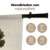 Eikenboom - Groen - Lichte achtergrond Wandkleed katoen klein -sfeer2