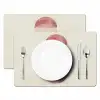 Minimalistisch - Cirkels - Roze Placemat vinyl groot -zzsfeer2_Kitchenyeah-website