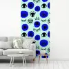 Patroon - Oog - Mint - Blauw fotobehang vinyl groot 64 -woonkamer