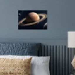 Planeten - Saturnus - Ruimte poster papier klein -sfeer2