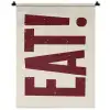 Red - Eten - Vintage - Decoratie Wandkleed katoen klein -zz3d