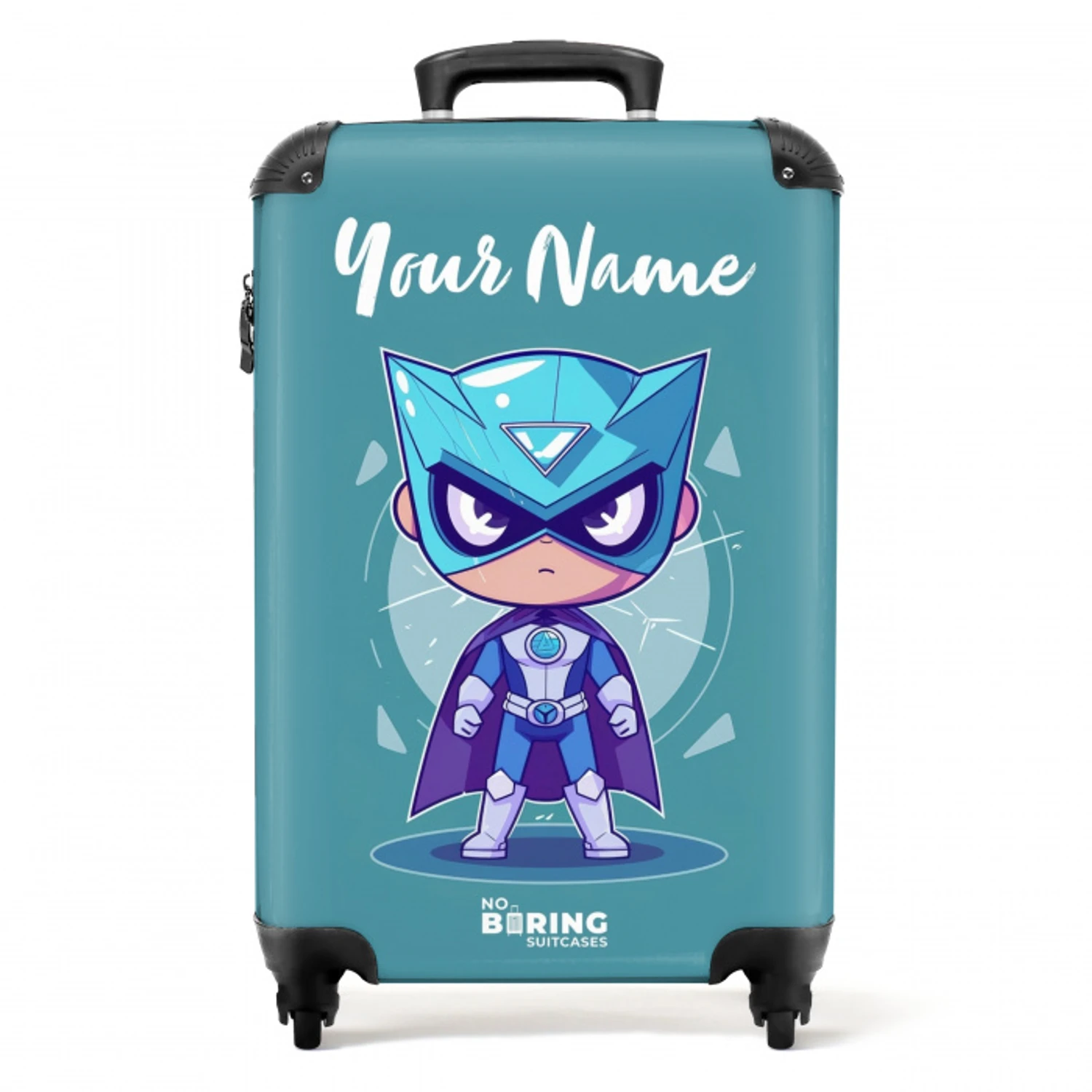 Turquoise tornado NBS - Handbagage koffer - Kinderen Unisex middel -productfoto_recht
