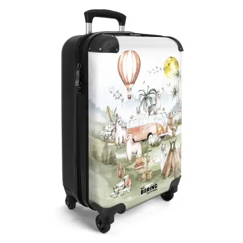 Alpaca avontuur NBS - Handbagage koffer - Unisex middel -productfoto_3d