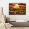 Landschap - Afrikaans - Zon canvas 2cm klein -sfeer6