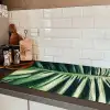 Bladeren - Tropisch - Jungle Inductie beschermer vinyl 3mm groot -sfeer3