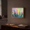 Dromerige - Langgerekte bloemen Light Box met batterij (Wandlamp) middel -sfeer1
