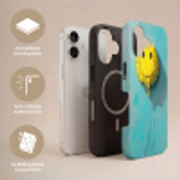 Ballon - Geel - Smiley Toughcase MagSafe Apple iPhone 17 klein -USP_Lagen_DE