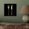 Bestek - Goud - Mes - Vork aluminium wit klein -sfeer2