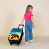 Zandsloper Kinderkoffer - Zwart klein -sfeer1