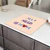Moeder - Tekst - Hartje - Rood Inductie beschermer vinyl 3mm middel -sfeer8