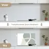 Minimalisme - Pastel - Design keuken achterwand spatscherm klein -voor_na_NL