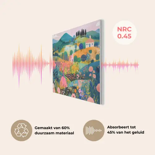 Heuvellandschap - Fantasierijk - Kleurcontrasten PET vilt klein -USP_NL