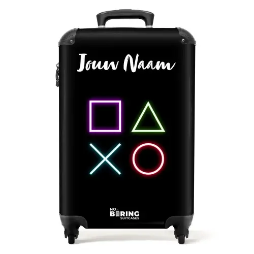 Game On NBS - Handbagage koffer - Kinderen Unisex middel -productfoto_recht
