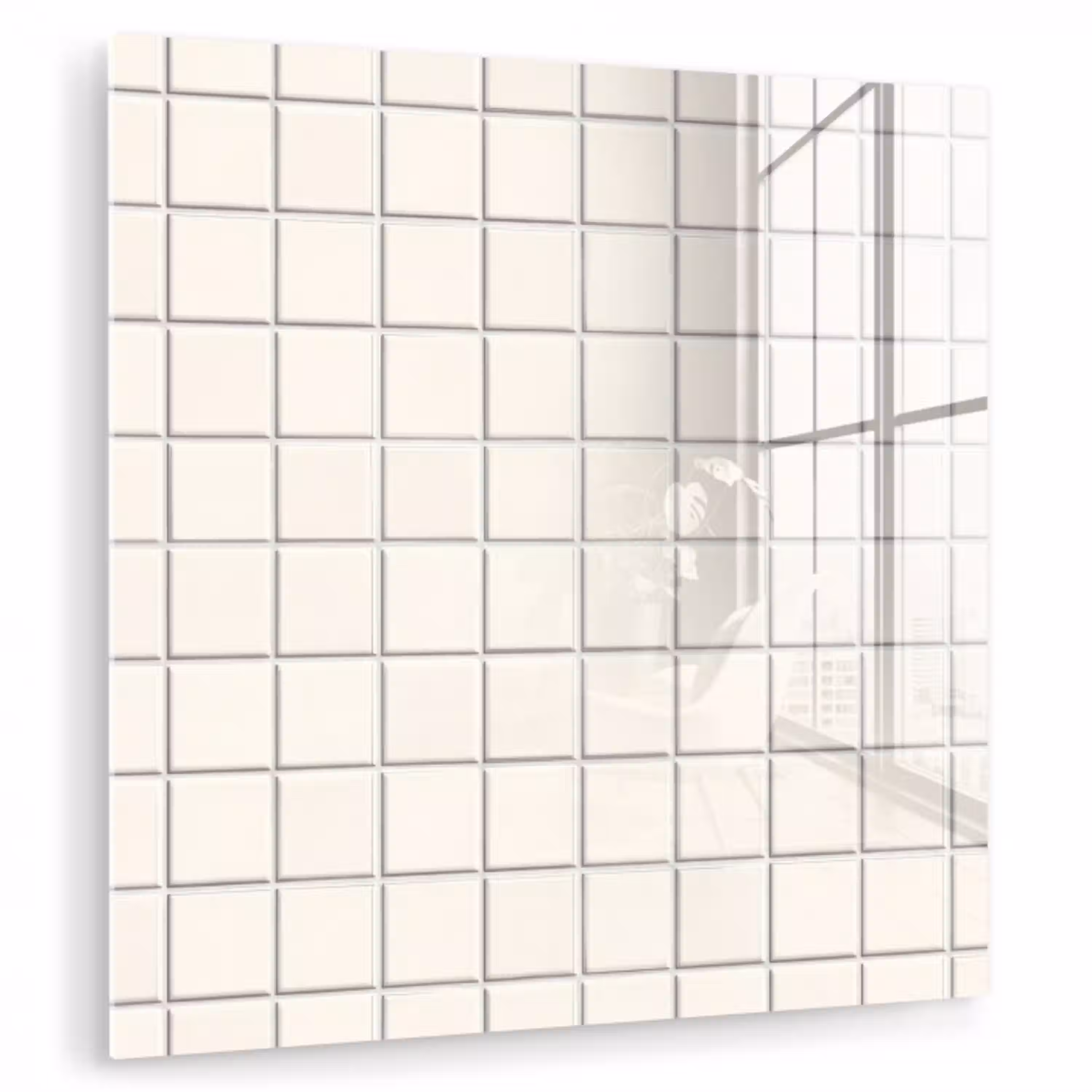 Patroon - Tegels - Wit plexiglas 5mm klein 11 -zzzproduct_nieuw