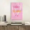 Lucky - Love - Valentijn - Roze plexiglas 5mm klein -sfeer1