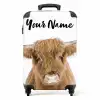 Halbe Hooglander NBS - Handbagage koffer - Kinderen Unisex middel -productfoto_recht