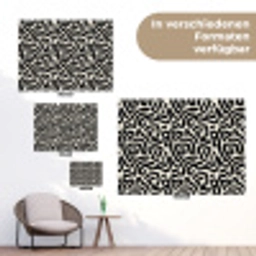 Modern - Abstract - Zwart tuinposter los doek klein 239 -Xsfeer9_DE