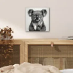 Koala - Bril - Toilet aluminium wit klein -sfeer3