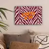 New era - Bordeaux - Zebraprint canvas 2cm klein -sfeer1