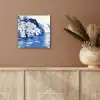 Dorp - Rotswand - Roeiboot - Water plexiglas 5mm klein -sfeer5