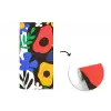 Bloemen - Bladeren - Abstract - Zwart fotobehang vinyl groot -3d