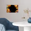 Fastfood - Graffiti - Hamburger - Eten - Modern poster papier klein -sfeer3