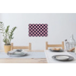 Traditioneel - Patroon - Blauw - Roze Muursticker klein 286 -eettafel