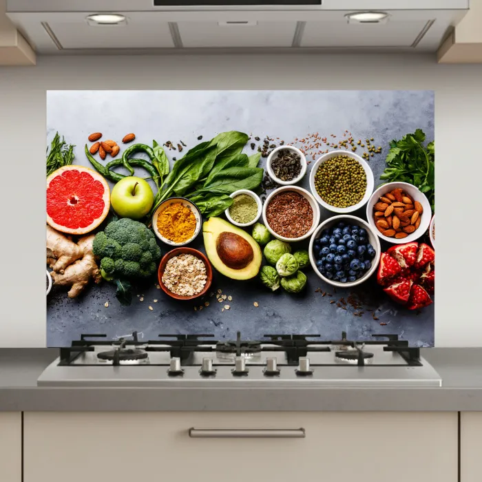Symfonie van Superfoods keuken achterwand spatscherm klein -3d_website