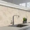 Structuur - Spikkels - Beige keuken achterwand 2 middel 871 -3d_schuin