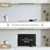 This is a five star kitchen keuken achterwand spatscherm klein -voor_na_NL