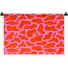 Vormen - Roze - Rood Wandkleed katoen klein 269 -zz3d