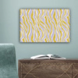Zebra - Modern - Meerkleurig canvas 2cm klein 34 -sfeer4