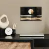 Maan - Cirkel - Goud poster papier klein -sfeer1
