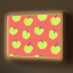 Appels - Modern - Groen Light Box met batterij (Wandlamp) middel 907 -z3d_website