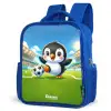 Penalty pinguïn Kinderrugzak - Blauw middel -schuin