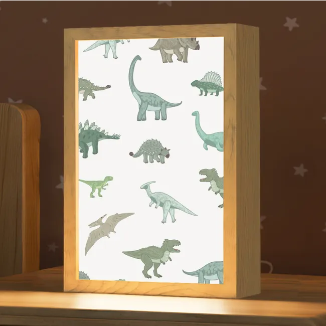 Kids’ Night Light - Dino - Green - Boys - Dinosaur - Blue