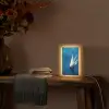 Zeilboot - Water - Abstract - Schaduw Light Box met kabel (Tafellamp) klein -sfeer4