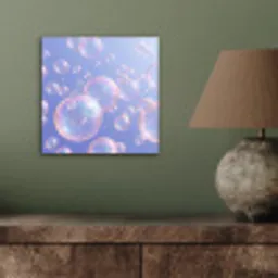 Pastel - Bubbels - Dromerig aluminium wit klein -sfeer2