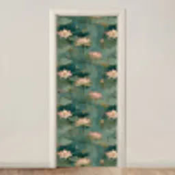 Botanisch - Bloemen - Roze deurposter klein 289 -3d_beige